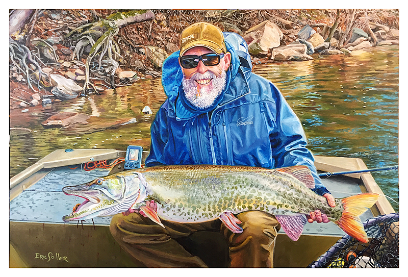 Original acrylic painting by Eric Soller